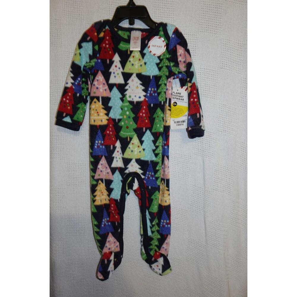 BRAND NEW NORTH POLE INFANT CHRISTMAS SLEEPWEAR SIZE 9 MONTHS